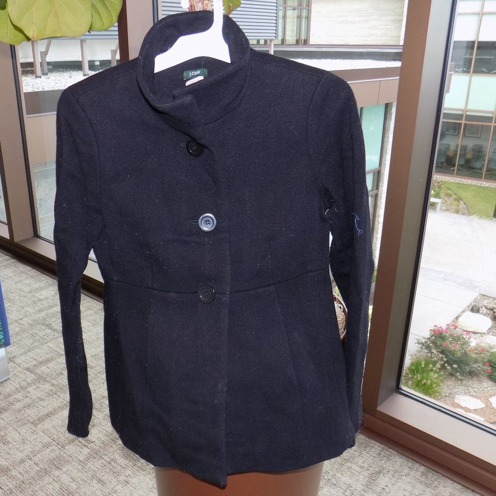 Ladies J. Crew Pea Coat Size 6